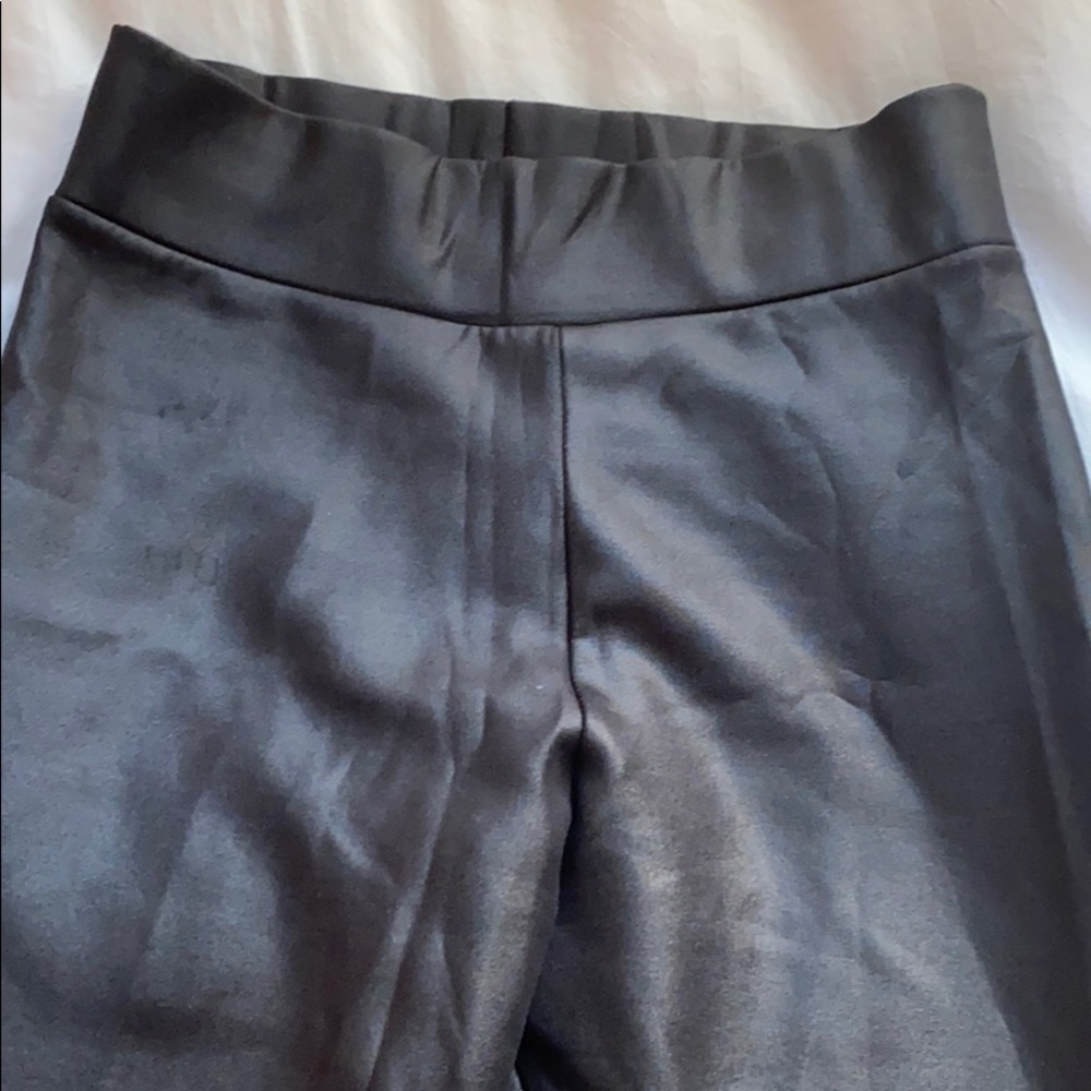 Faux leather leggings